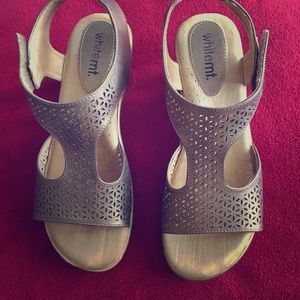 Copper tone Whitemt sandals